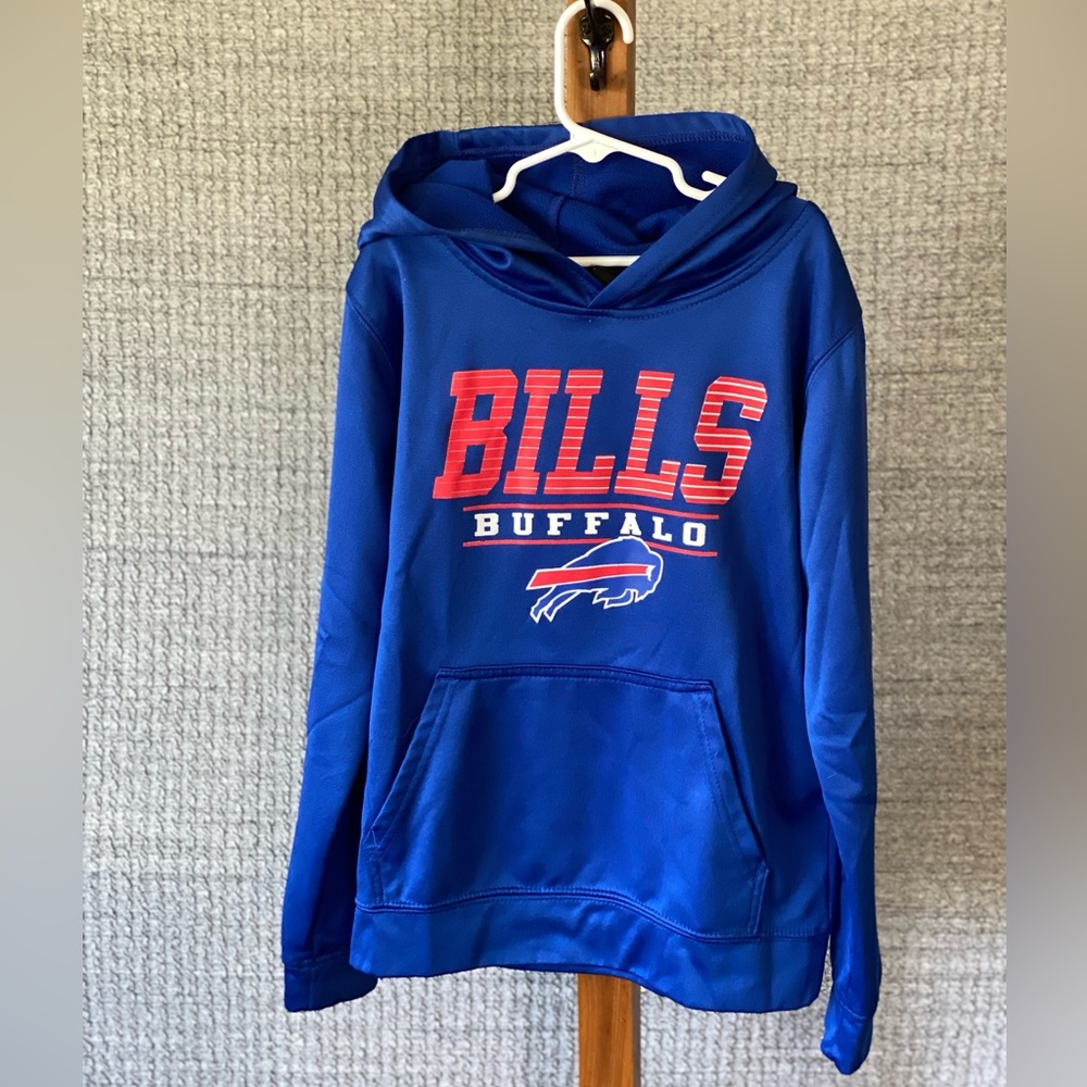 NFL Team Apparel Buffalo Bills Youth Hoodie M10-12